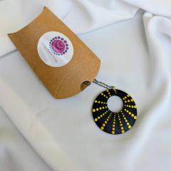 Photo de l'article Pendentifs en bois "Dotty Dots" - Dégradés de jaune (3)