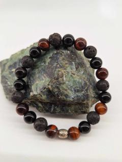 Bracelet énergie et anti-stress, pierres naturelles énergétiques, bijou artisanal made in Belgium / Energie en anti-stress armband, energetische natuurstenen, handgemaakt sieraad made in Belgium / Energy and anti-stress bracelet, energetic natural stones, handmade jewelry made in Belgium