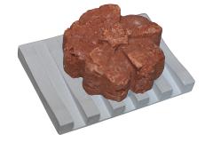 Shampoing solide à l’argile rouge – soin naturel purifiant pour cheveux fatigués / Solide shampoo met rode klei – natuurlijke zuiverende verzorging voor vermoeid haar / Solid shampoo with red clay – natural purifying care for tired hair