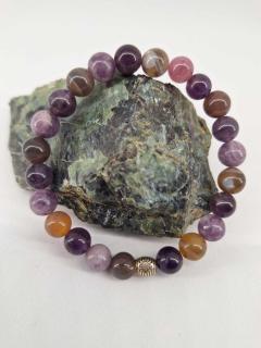 Photo de l'article Bracelet Anti-Addiction & Sérénité – pierres naturelles fait main