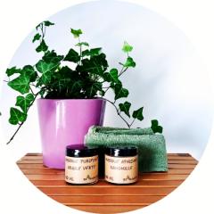 Coffret Cosmétiques Sensation Peau Neuve BE’N GREEN par Cindy Laurent, soins naturels et bio faits main en Belgique, routine visage éclat et peau régénérée, cosmétique clean label écoresponsable, idée cadeau original et exclusif bien-être / Sensation Peau Neuve verzorgingsset BE’N GREEN, handgemaakte Belgische natuurlijke en biologische huidverzorging, glow routine, duurzaam en exclusief wellness cadeau / Sensation Peau Neuve skincare gift set by BE’N GREEN – Cindy Laurent, handmade natural Belgian cosmetics, clean beauty routine for radiant skin, eco-friendly and exclusive self-care gift idea