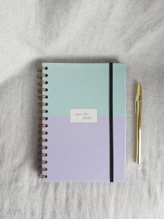 Photo de l'article AGENDA CIVIL 2026 Lila-Menthe A5