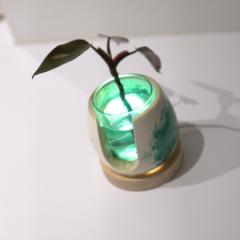 Vase lumineux décoratif avec éclairage doux, création artisanale design pour une ambiance chaleureuse, idée cadeau déco / Lichtgevende decoratieve vaas met zachte verlichting, ambachtelijk design voor een warme sfeer, mooi decoratiecadeau / Decorative luminous vase with soft light, handcrafted design for a warm atmosphere, perfect home decor gift