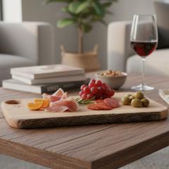 Photo de l'article Bord Brut – Planche Apéro en Hêtre Massif