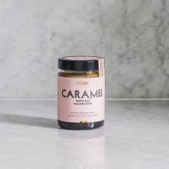 Caramel beurre salé artisanal Eugène en pot, spécialité belge gourmande et fondante / Ambachtelijke gezouten boterkaramel van Eugène in pot, Belgische smeuïge specialiteit / Artisanal salted butter caramel by Eugène in jar, rich and indulgent Belgian speciality