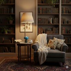 Photo de l'article Champignon décoratif - Taille M - Bleu chatoyant