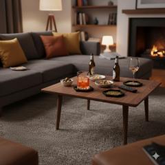 Photo de l'article Set de 4 sous-verres (coasters) - Base noire