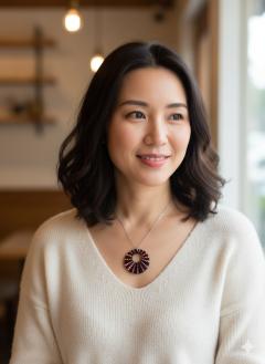 Photo de l'article Pendentifs en bois "Dotty Dots" - Dégradés de rose