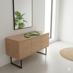 Photo de l'article Plateau asymétrique / vide-poches - Taille L - Mandala & Dot Art - Pièce unique en Jesmonite, 100% moulée et peinte à la main