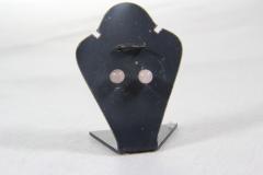 Photo de l'article Puces d’oreilles quartz rose argenté