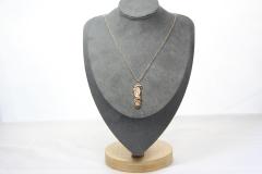 Photo de l'article Collier Doré Visage Arty