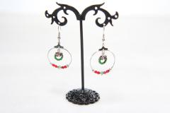 Photo de l'article Créoles Argentées Couronne Noël