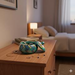 Photo de l'article Boite à trésors "medium" - Base turquoise