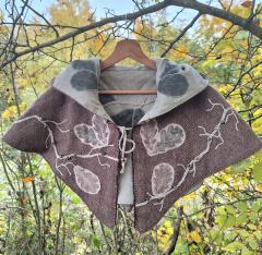 Photo de l'article Cape “Matin brumeux” – Laine & Lin