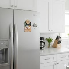 Photo de l'article Décapsuleur-Magnet 2 en 1 - Tons bruns