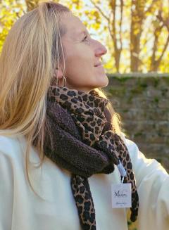 Photo de l'article Foulard Léo Chocolat