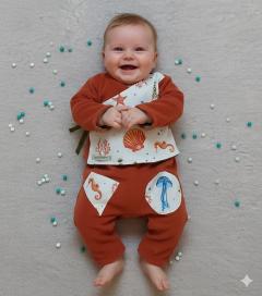 Photo de l'article 6 mois – Ensemble terracotta.