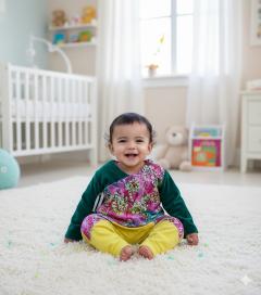 Tenue bébé bohème artisanale 12 mois Ethi-Khet, création textile éthique pour bébé, cadeau naissance responsable et local fait main, alternative aux grandes enseignes disponible sur Wimzzi / Ambachtelijke bohemien babykleding 12 maanden Ethi-Khet, ethische textielcreatie voor baby’s, lokaal en verantwoord geboortegeschenk via Wimzzi / Artisanal bohemian baby clothing 12 months Ethi-Khet, ethical handmade baby outfit, local and responsible newborn gift on Wimzzi