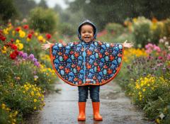 Photo de l'article Cape de pluie Softshell animaux marins & Polaire Marine