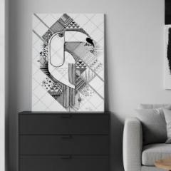 Photo de l'article Affiche A3 couleur “Le Toucan” – illustration florale poétique sans cadre