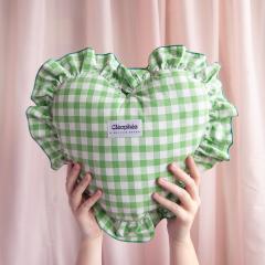 Foto van het artikel Upcycled groen vichy met ruches