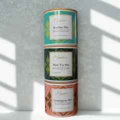 Coffret de thés bien-être pour rituel quotidien, infusion naturelle du matin au soir / Wellness theeset voor dagelijks ritueel, natuurlijke infusies / Wellness tea set for daily ritual, natural infusions from morning to evening