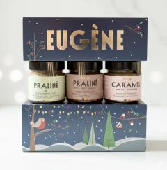 Photo de l'article Coffret de Noël – Pâtes à tartiner Eugène