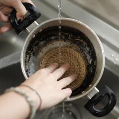 Photo de l'article Gratounette tawashi ronde en chanvre