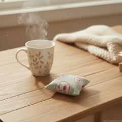 Photo de l'article Bouillotte Lin Portrait Chat