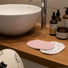 Photo de l'article Lingettes lavables "Roses"