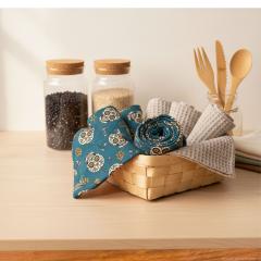 Photo de l'article Essuie‑tout lavable gaufré (vert)