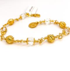 Picture of the product Alexiane bracelet in vermeil and rock crystal 20400120VE