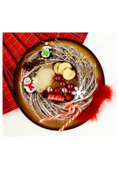 Picture of the product Kit couronne de Noël Glam chic