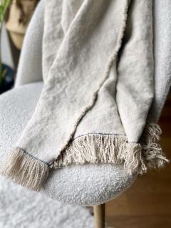 Photo de l'article Plaid en Lin Naturel