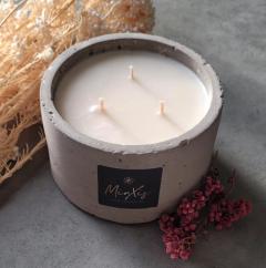 Photo de l'article Bougie ronde béton