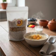 Photo de l'article Porridge sans gluten mangue-chanvre