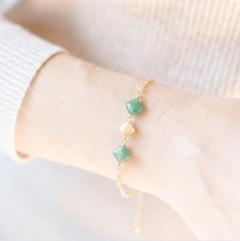 Photo de l'article Bracelet Lola – Argent vermeil & aventurine 21241719VE