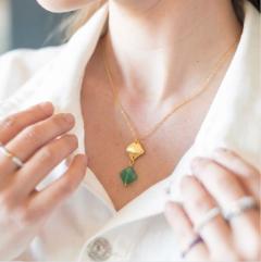 Photo de l'article Lola – Argent vermeil & aventurine 13041740VE