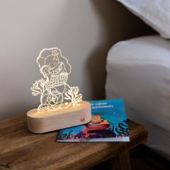 Photo de l'article Veilleuse Sirène personnalisée – Évolutive & ambiances apaisantes pour rituel du coucher