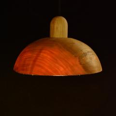 Lampe suspension en bois sculpté – luminaire design style Alessi & Muuto, éclairage décoratif haut de gamme / Houten hanglamp – design verlichting in Alessi- en Muuto-stijl, sfeervolle plafondlamp / Wooden pendant lamp – designer lighting inspired by Alessi & Muuto, decorative ceiling light