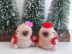 Foto van het artikel Cute Capybara keychains