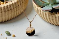 Pendentif artisanal Trio chic, bijou élégant fait main, collier raffiné et idée cadeau intemporelle / Ambachtelijke Trio chic hanger, handgemaakt juweel, elegant cadeau / Handmade Trio chic pendant necklace, elegant timeless gift