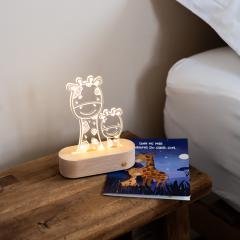Photo de l'article Veilleuse Girafe personnalisée – Rituel du coucher magique et rassuran