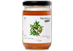 Miel de thym bio artisanal 250 g, miel naturel produit localement, saveur intense et bienfaits naturels, idée cadeau gourmand / Biologische tijmhoning 250 g, lokaal ambachtelijk product, intens aroma / Organic thyme honey 250 g, artisanal local honey with strong flavor, gourmet gift idea