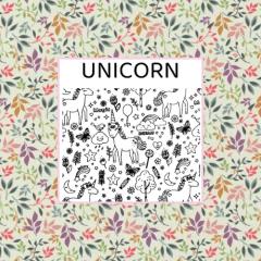 Foto van het artikel Inkleurbare tafelset Unicorn