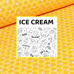 Picture of the product Colorable placemat Ice Cream