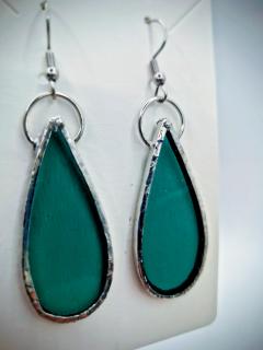 Photo de l'article Boucles d'oreilles en vitrail