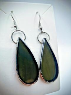 Photo de l'article Boucles d'oreilles en vitrail