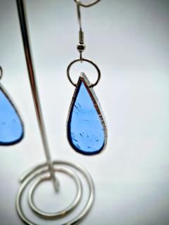Photo de l'article Boucles d'oreilles en vitrail