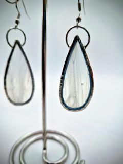 Photo de l'article Boucles d'oreilles en vitrail